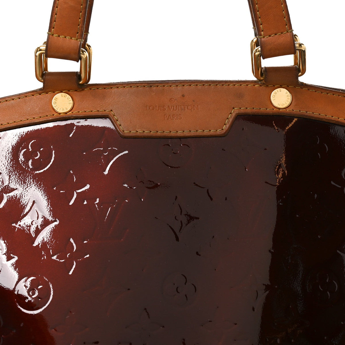 Vernis Brea Gm Amarante Handbag
