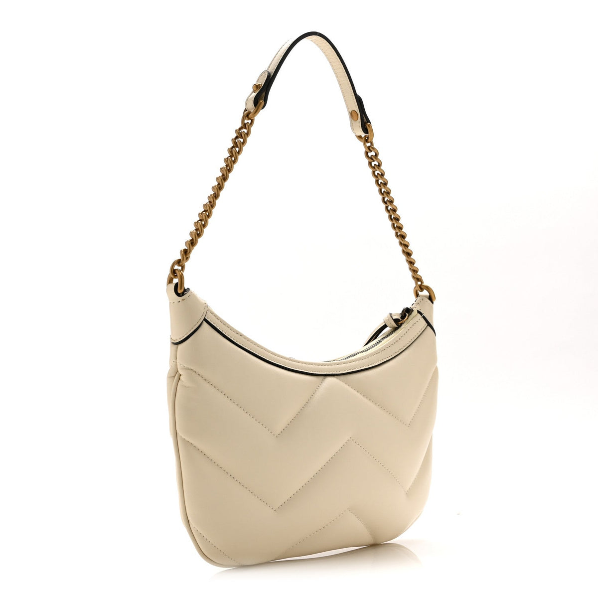 Calfskin Hobo Bag - White