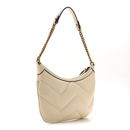 Calfskin Hobo Bag - White