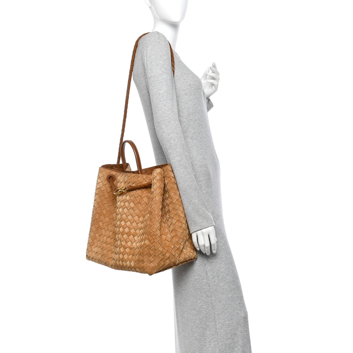 Large Suede Shoulder Bag