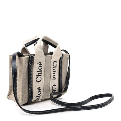 Mini Calfskin Tote Bag - White