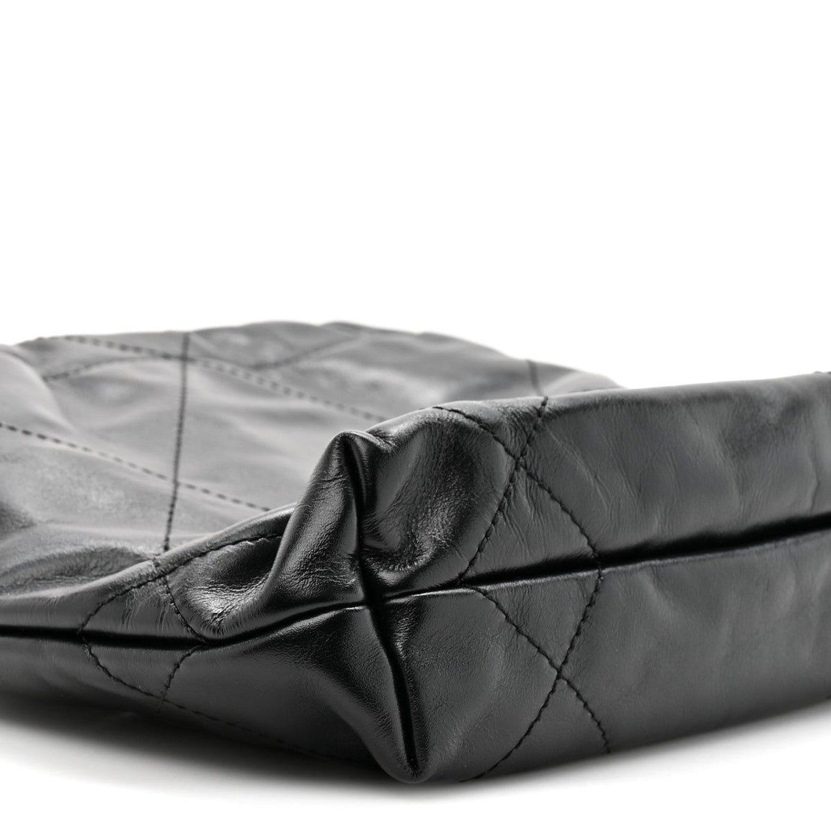 Mini Quilted Calfskin Handbag - Black