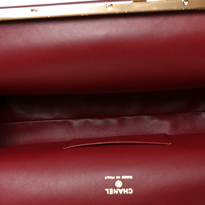 Large Lambskin Clutch Bag