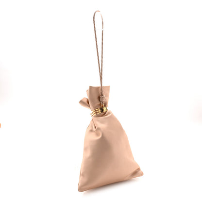 Satin Evening Pouch Nude Baby Nude Pouch