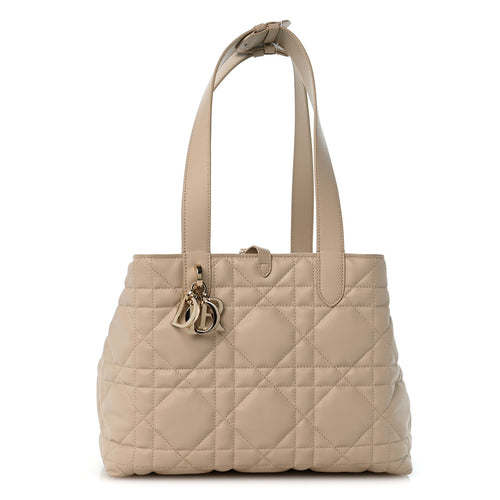 Medium Calfskin Handbag - Beige
