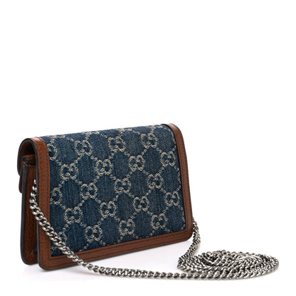 Mini Calfskin Shoulder Bag - Blue