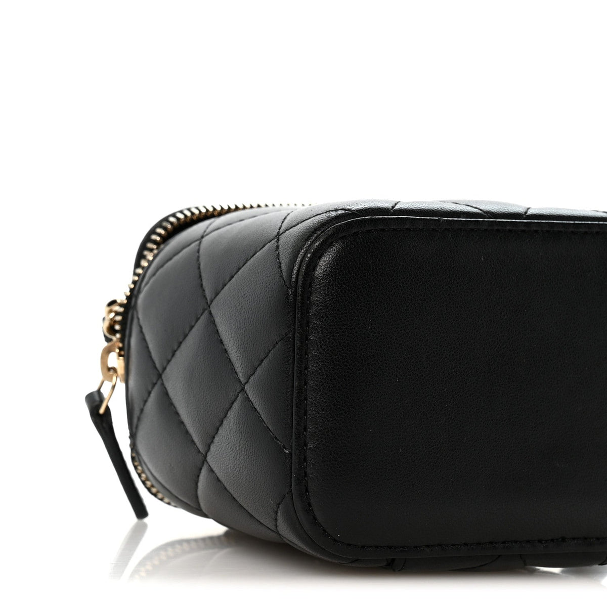 Mini Quilted Lambskin Handbag - Black