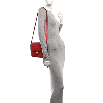 Medium Flap Shoulder Bag - Red