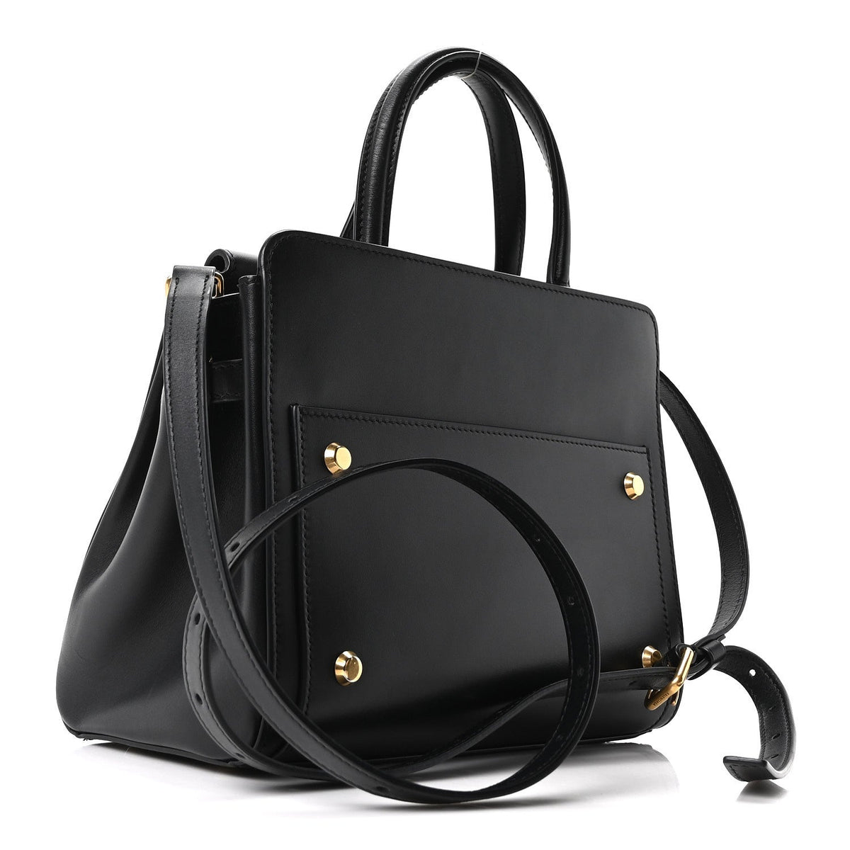 Small Calfskin Tote Bag - Black