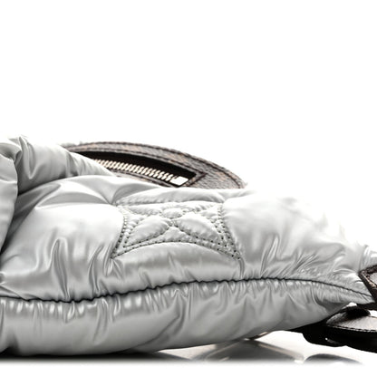 Econyl Monogram Pillow Bumbag Silver Handbag