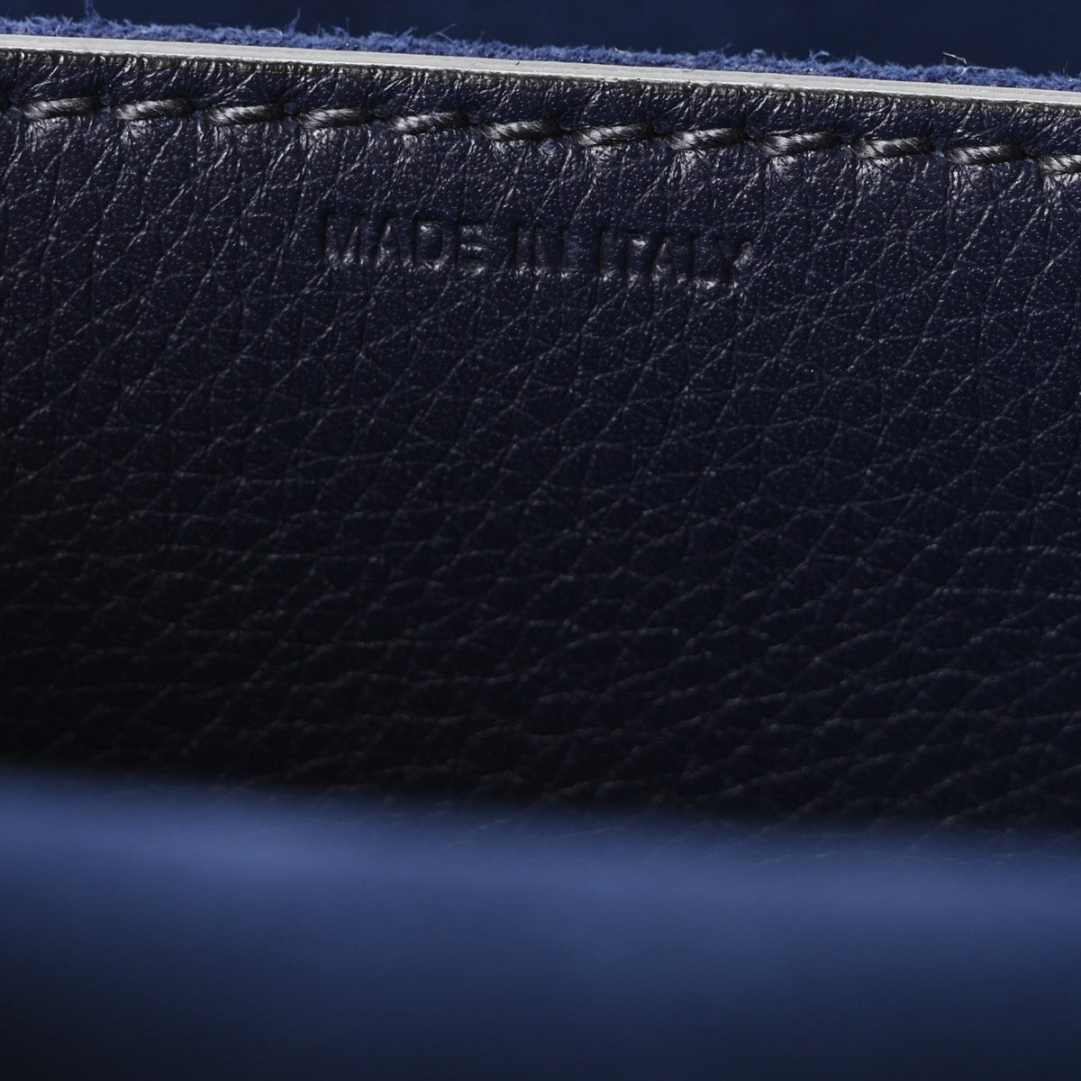 Calfskin Flap Shoulder Bag - Blue