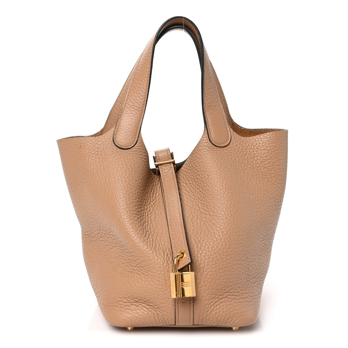 Taurillon Clemence Picotin Lock 18 Pm Ch Handbag