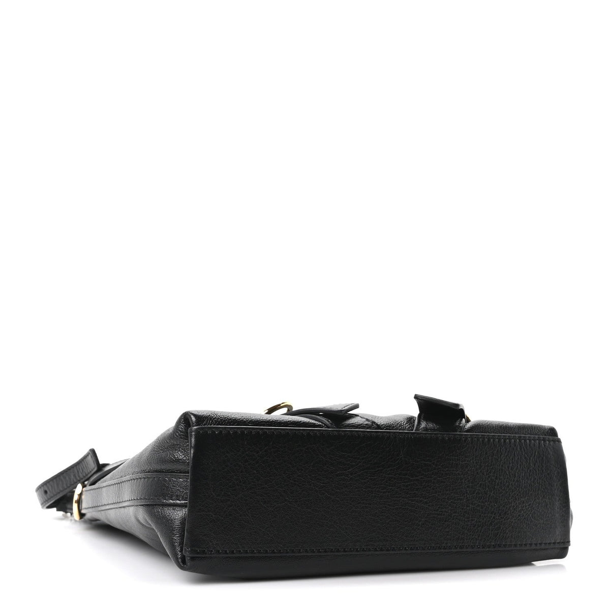 Small Calfskin Handbag - Black