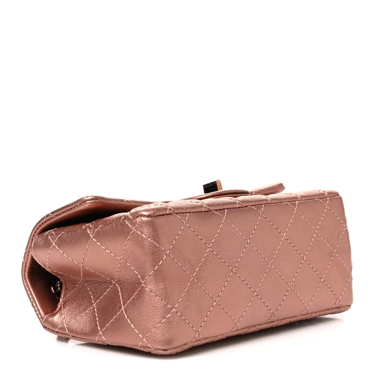 Mini Quilted Calfskin Flap Shoulder Bag - Pink