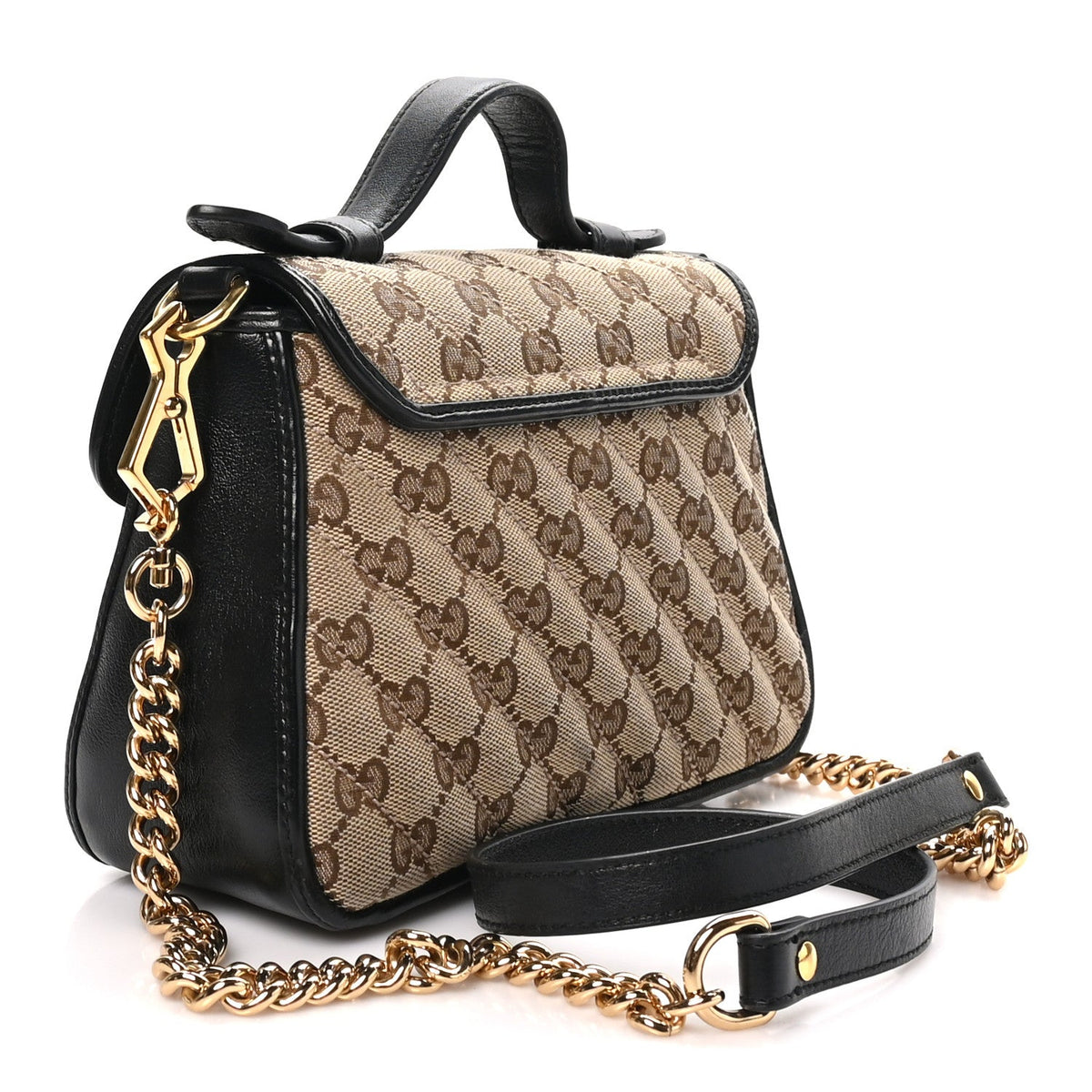 Mini Calfskin Shoulder Bag - Beige