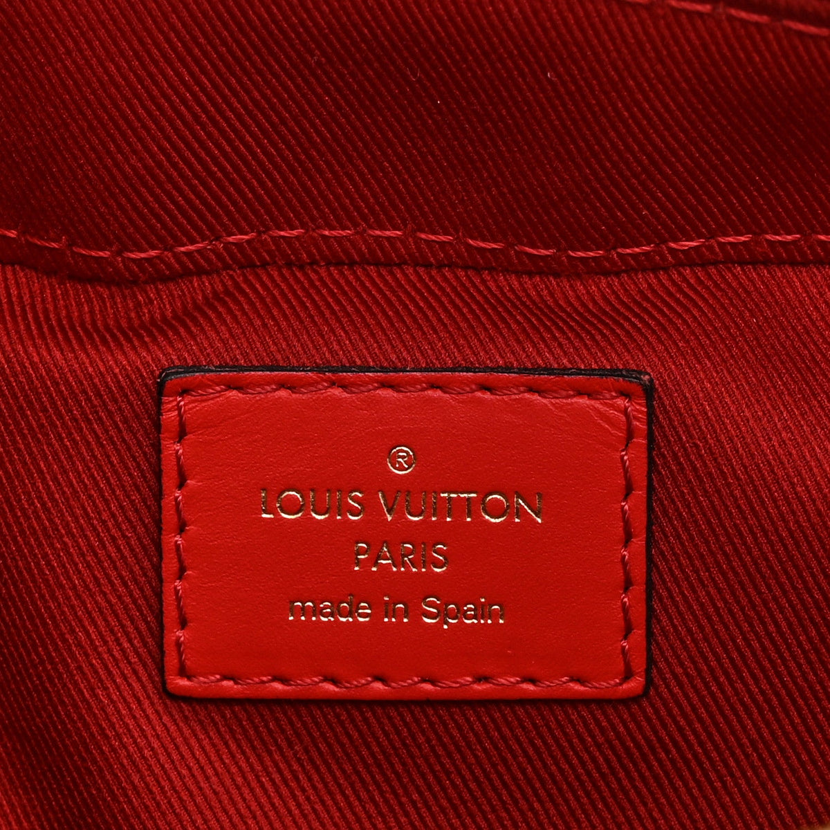 Monogram Saintonge Coquelicot Handbag