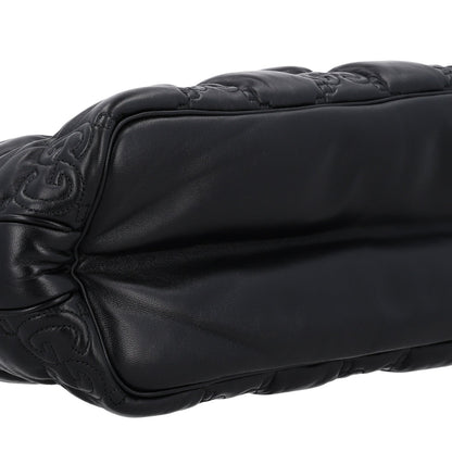 Large Calfskin Tote Bag - Black