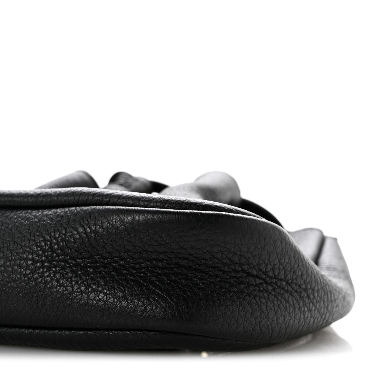 Mini Calfskin Hobo Bag - Black