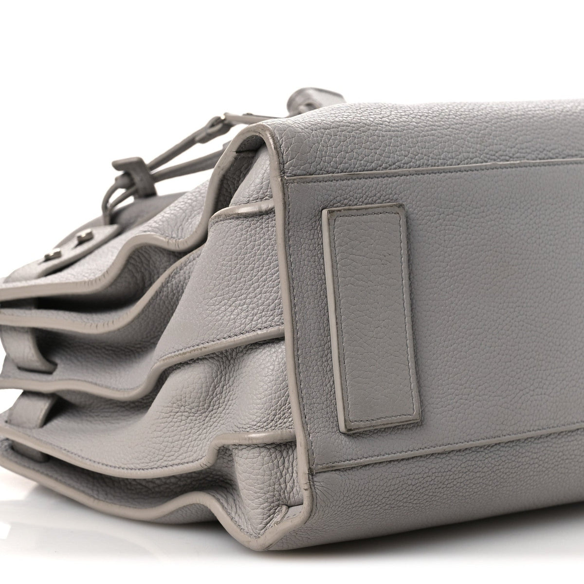 Small Calfskin Handbag - Grey