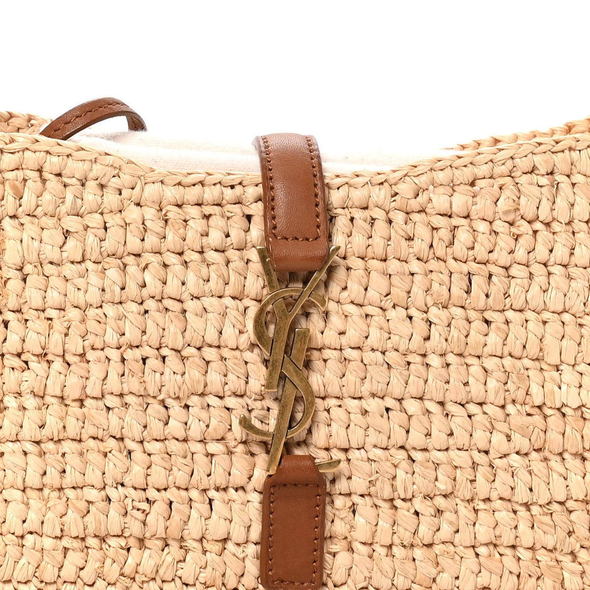 Mini Calfskin Hobo Bag - Natural