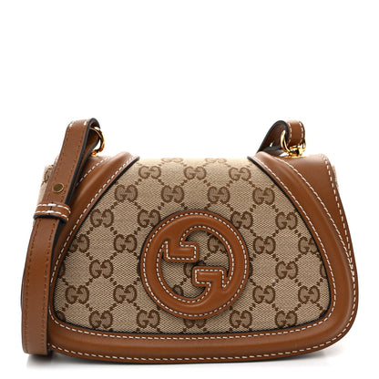 Small Calfskin Shoulder Bag - Beige