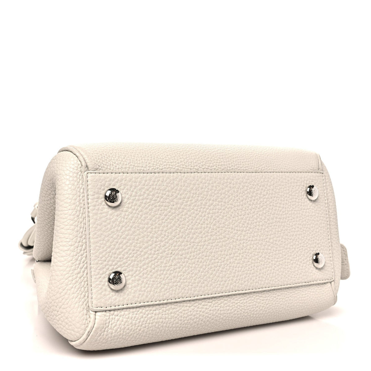Small Calfskin Handbag - White