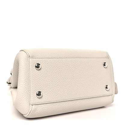 Small Calfskin Handbag - White