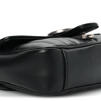 Mini Calfskin Shoulder Bag - Black