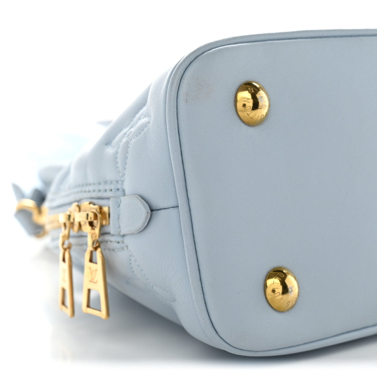 Calfskin Handbag - Blue