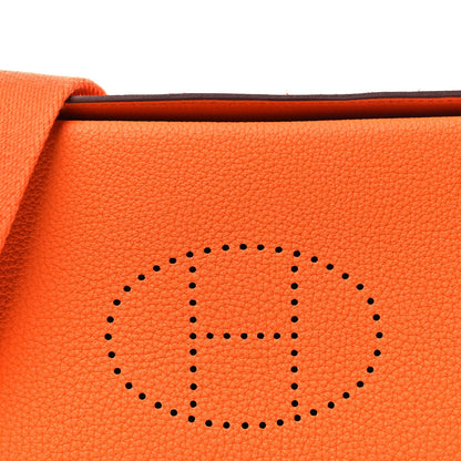 Togo Videpoches Orange Handbag