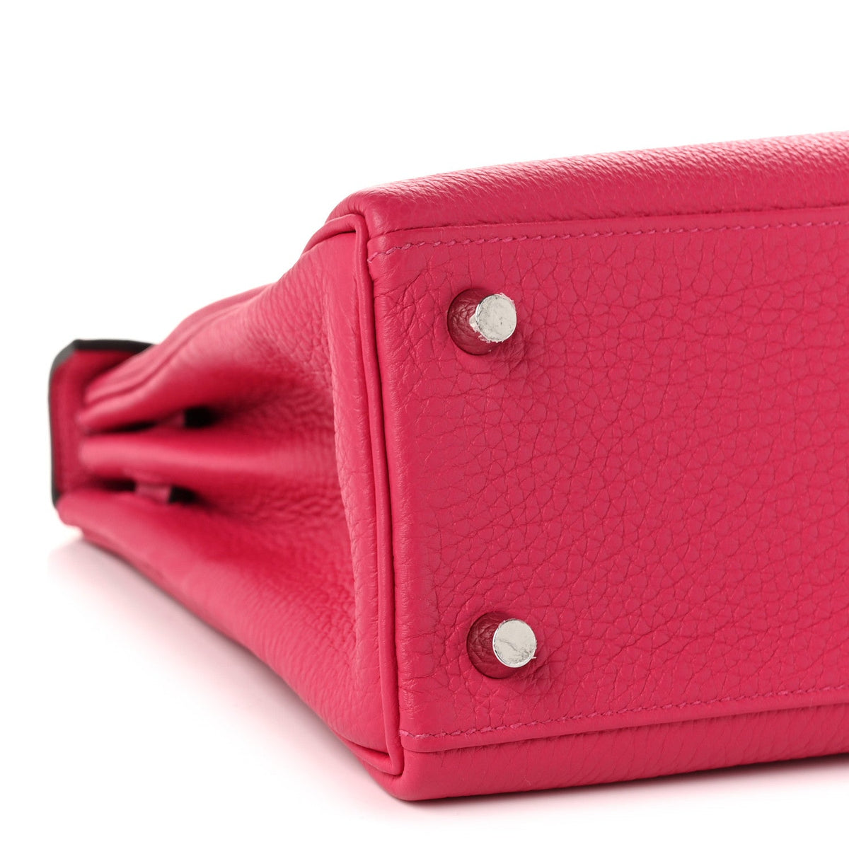 Togo Kelly Retourne 25 Rose Mexico Handbag