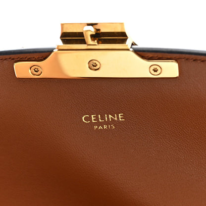 Calfskin Canvas Handbag - Tan