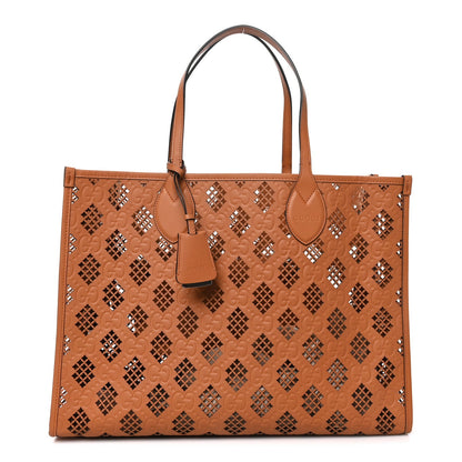 Medium Calfskin Tote Bag - Brown