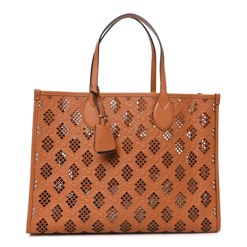 Medium Calfskin Tote Bag - Brown