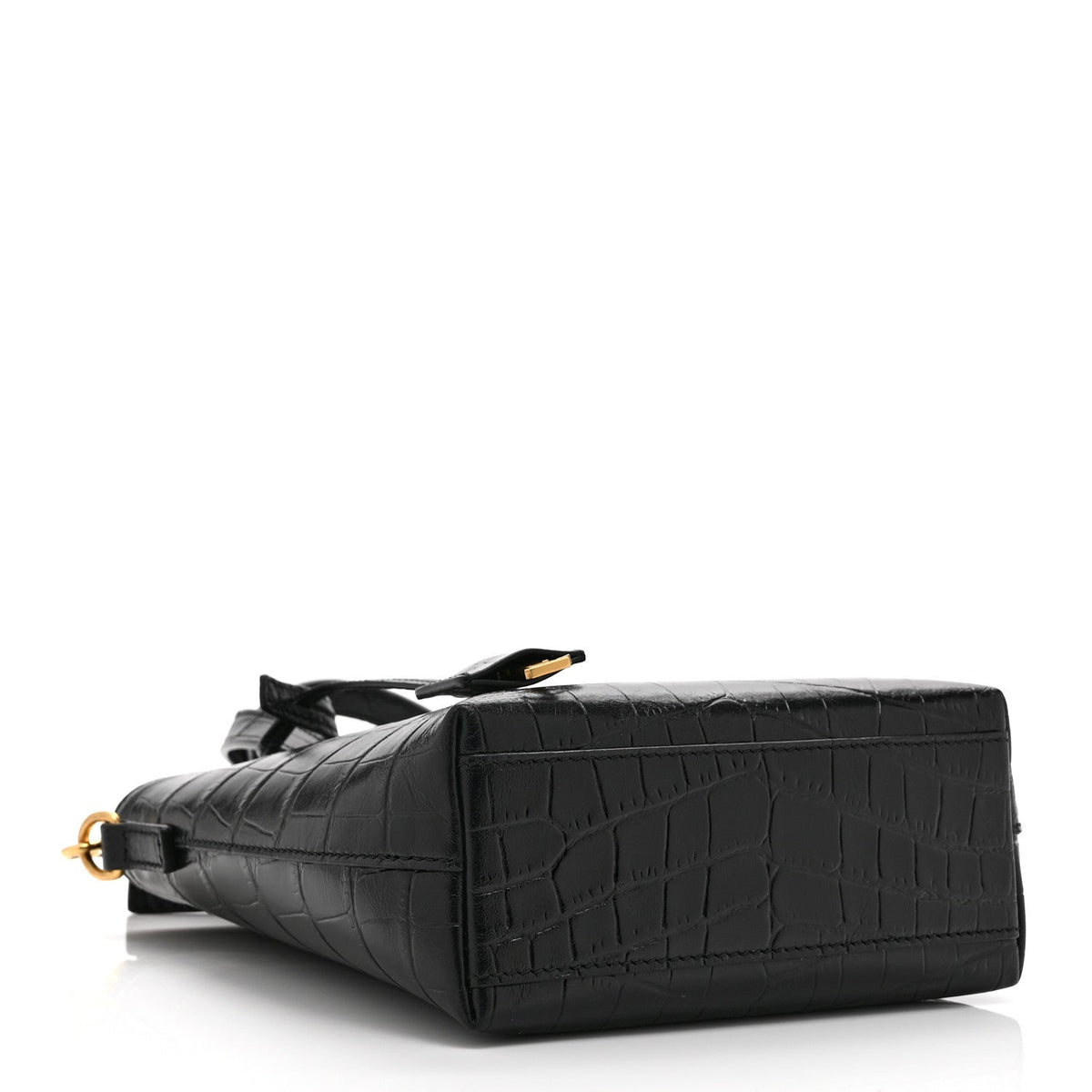 Mini Calfskin Tote Bag - Black