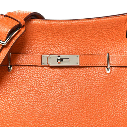 Taurillon Clemence Jypsiere 28 Orange Handbag