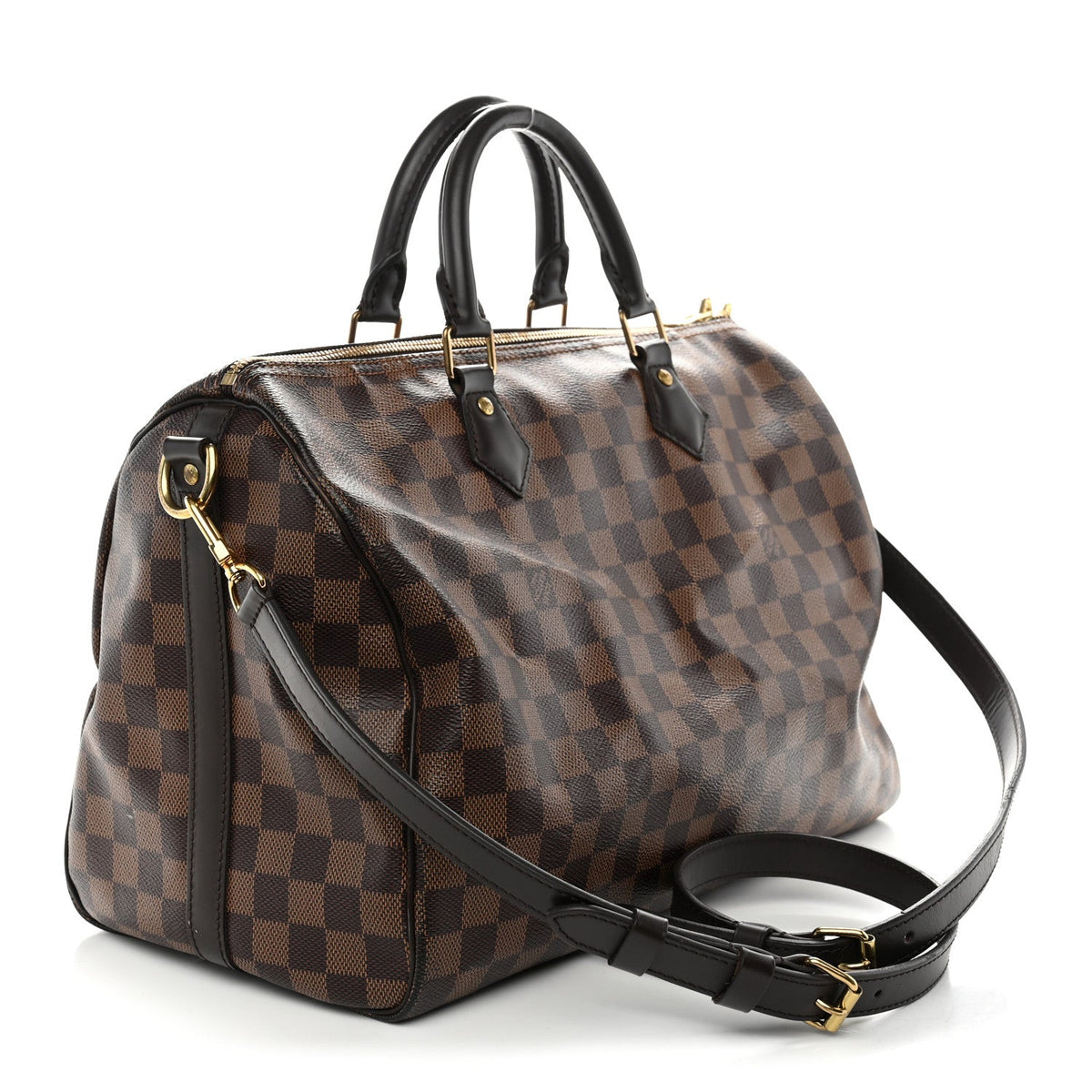 Damier Ebene Speedy Bandouliere 35 Handbag