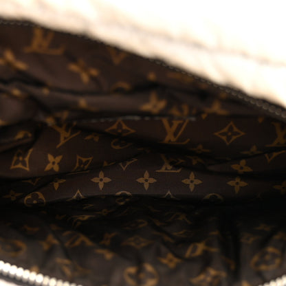 Econyl Monogram Pillow Bumbag Silver Handbag
