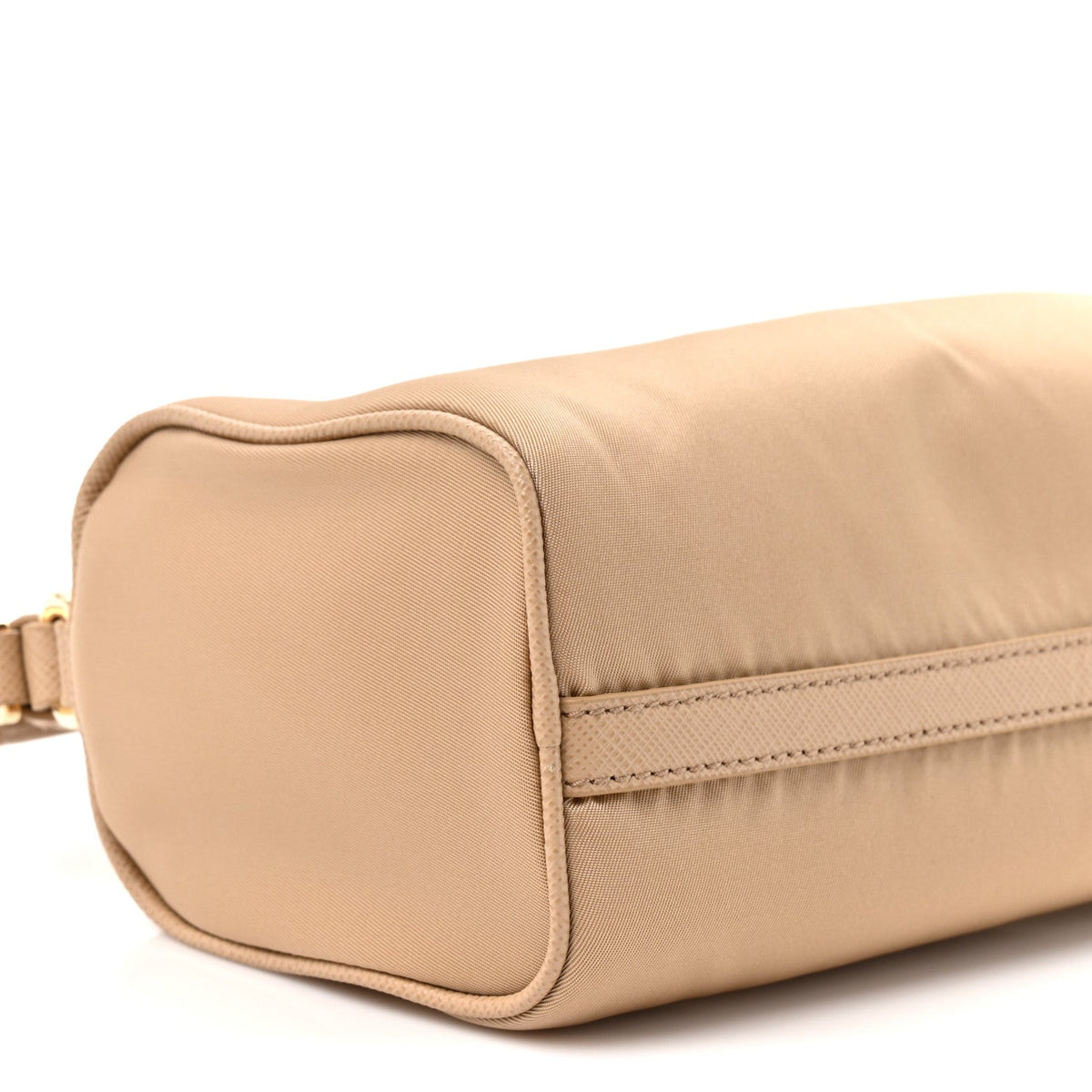 Nylon Shoulder Bag - Brown