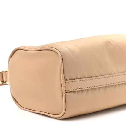 Nylon Shoulder Bag - Brown