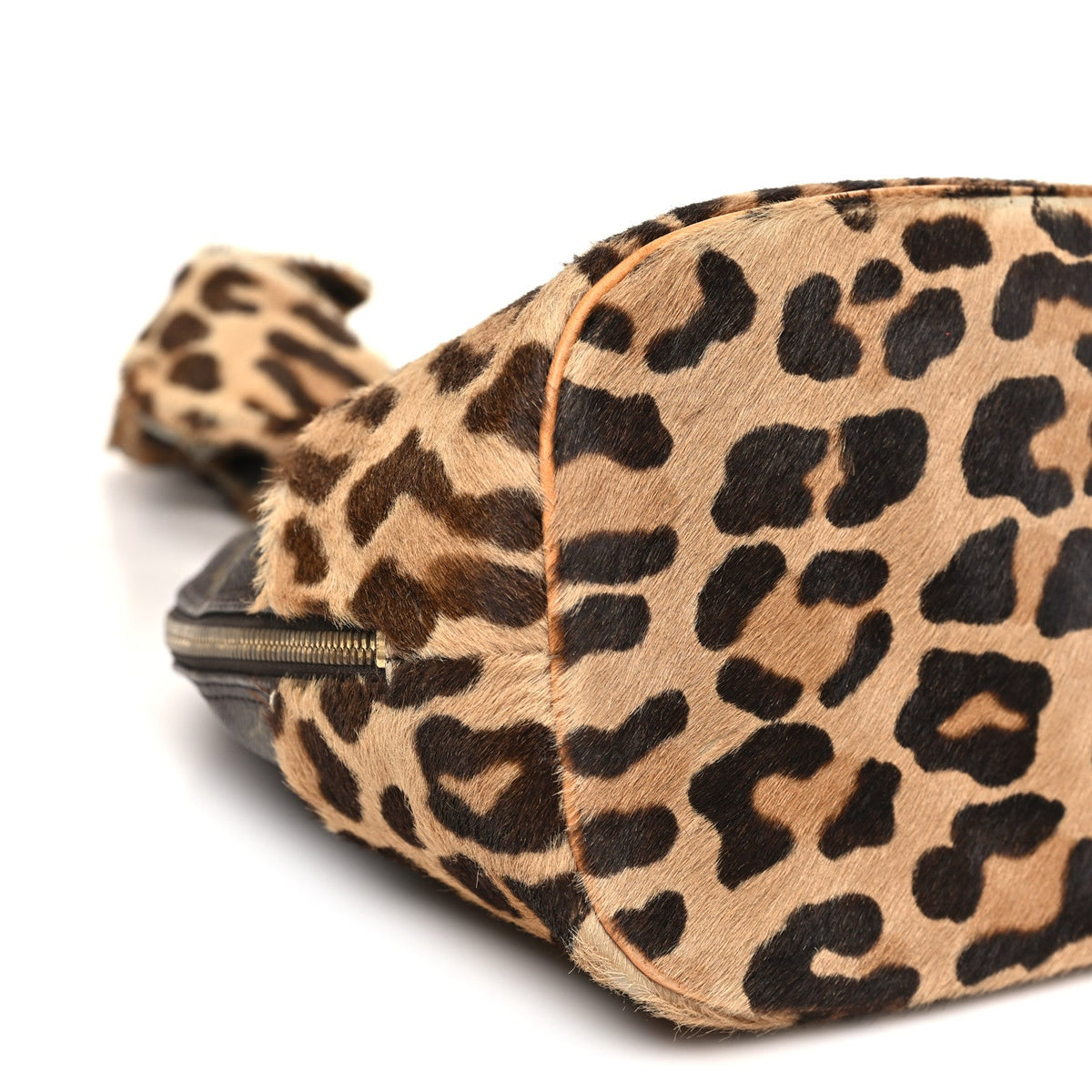 Monogram Azzedine Alaia Leopard Alma Handbag