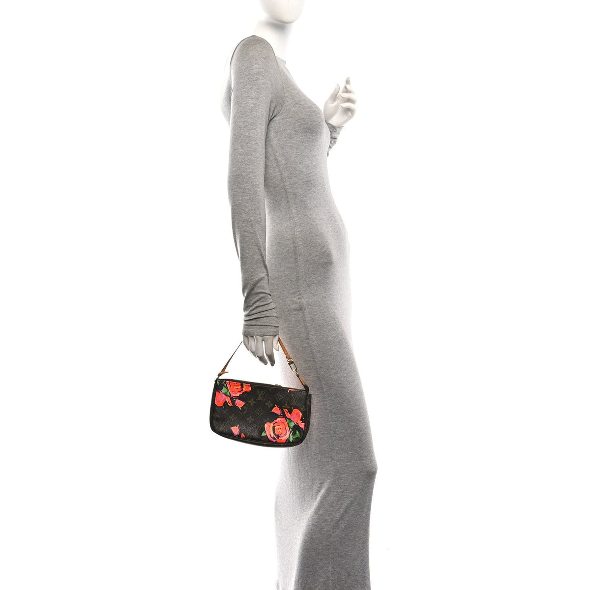 Monogram Roses Pochette Accessories Handbag