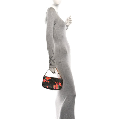 Monogram Roses Pochette Accessories Handbag