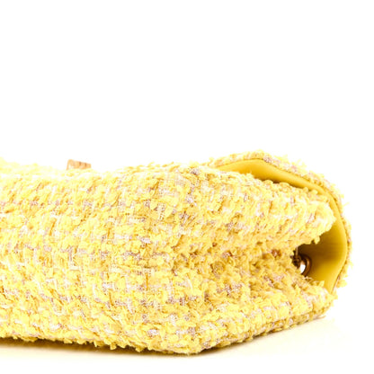 Mini Quilted Flap Shoulder Bag - Yellow