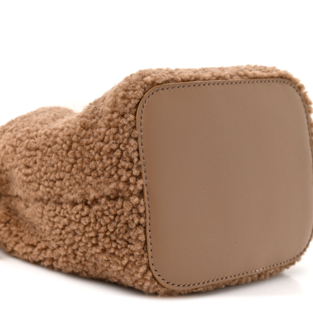 Mini Shearling Bucket Bag