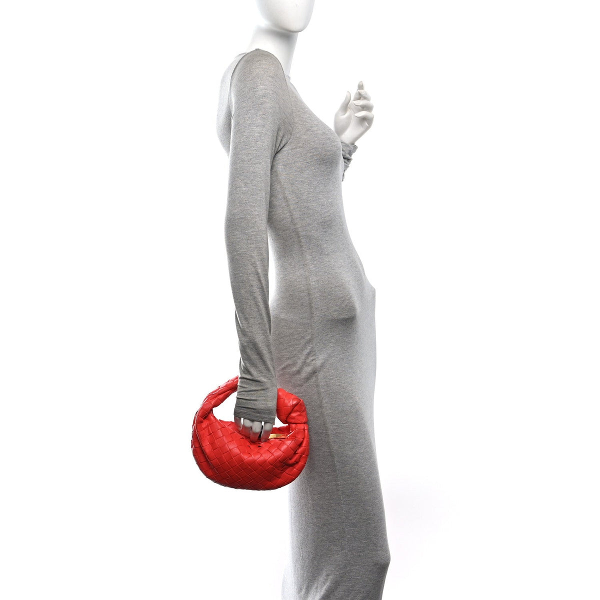 Mini Nappa Handbag - Red