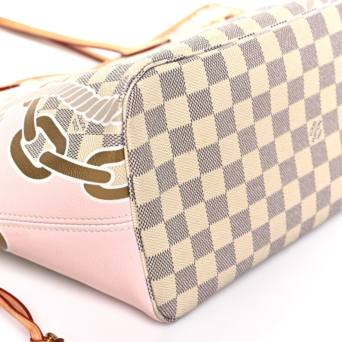 Damier Azur Nautical Neverfull Mm Handbag