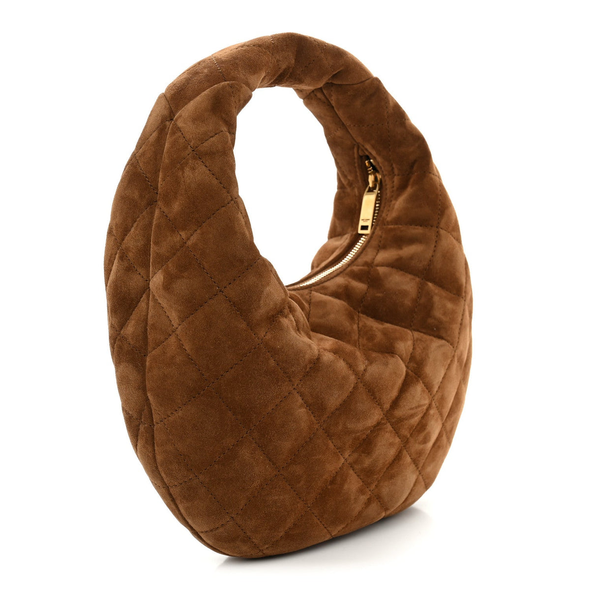 Quilted Suede Handbag