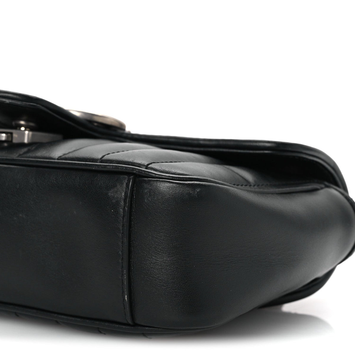 Mini Calfskin Shoulder Bag - Black