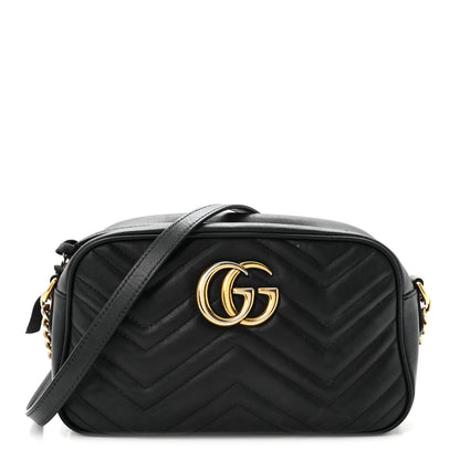 Small Calfskin Shoulder Bag - Black